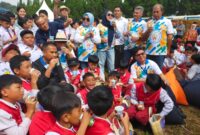 Penjabat (Pj) Gubernur Jawa Barat Bey Machmudin menghadiri Kontes Ternak dan Expo Pangan 2024 yang berlangsung di The Landen (ex De'Ranch). foto: istimewa