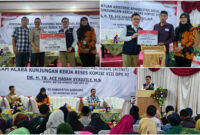 Kang Ace saat memberikan bantuan