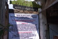 Akses jalan di Kampung Pos Wetan, Desa Kertamulya, Kecamatan Padalarang KBB, (foto: Abdul Kholilulloh)