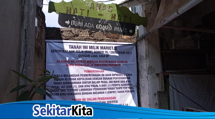 Akses jalan di Kampung Pos Wetan, Desa Kertamulya, Kecamatan Padalarang KBB, (foto: Abdul Kholilulloh) 