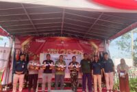 Komisi Pemilihan Umum (KPU) Kabupaten Karawang menggelar Kirab Pilkada 2024 (foto: Andyka Nugroho)