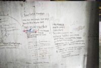 coretan dinding dirumah Iguh dan Imanuel menyayat hati sebelum ditemukan tinggal kerangka di Kabupeten Bandung Barat (foto: istimewa)