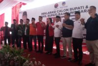 Tiga Partai Non-Parlemen siap Dukung Pasangan HADE di Pilbup Bandung Barat (foto: Abdul Kholilulloh)