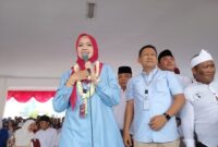 Pasangan Acep Jamhuri dan Gina Fadlia Swara Resmi Daftar Pilkada Karawang 2024, Didukung Koalisi Besar (foto: Andyka Nugroho)