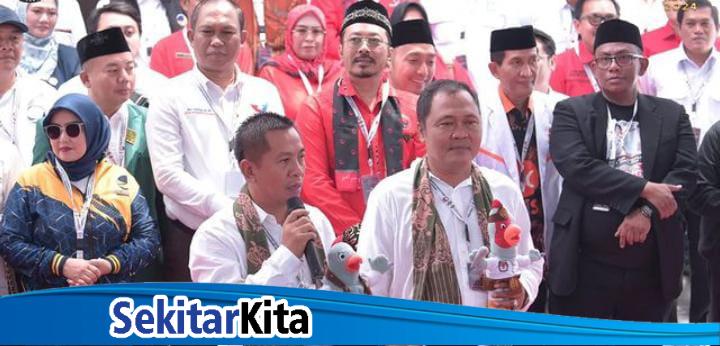 H. Aep Syaepuloh-Maslani maju di Pilkada Karawang (foto: KPU Karawang)