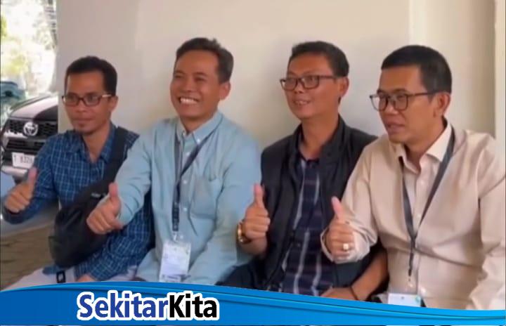 Pasangan Calon Bupati dan wakil bupati Bandung Barat, Edi Rusyandi - Unjang Asari (EDUN) usai jalani pemeriksaan kesehatan di RSHS Bandung (foto: Istimewa) 
