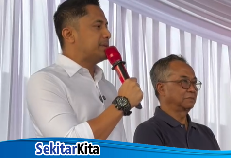 Pasangan Calon Bupati dan wakil Bupati Hengky Kurniawan dan Ade Sudrajat