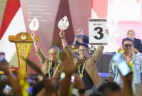 Pasangan calon Bupati dan Wakil Bupati Kabupaten Bandung Barat, Hengky Kurniawan dan Ade Sudrajat (HADE), foto: Abdul Kholilulloh