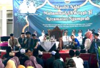 Kecamatan Ngamprah, Kabupaten Bandung Barat (KBB) menggelar peringatan Maulid Nabi Muhammad SAW (foto: Yudha/ Sekitarkita.id)