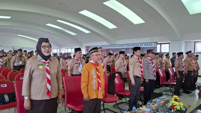 Rapat Kerja (Raker) Kwartir Cabang (Kwarcab) Gerakan Pramuka Kabupaten Bandung Barat. (foto: dok. Pramuka KBB)