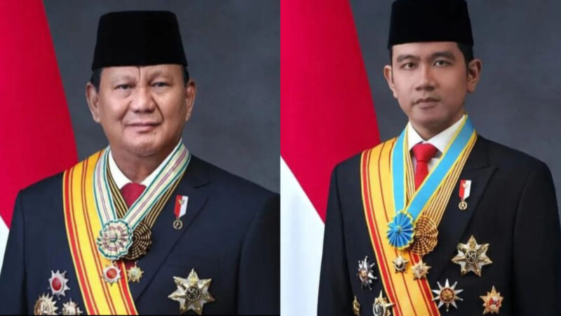 Prabowo Subianto-Gibran Raka Buming Raka Resmi Dilantik menjadi Presiden dan Wapres Indonesia periode 2024-2029 (foto: istimewa)
