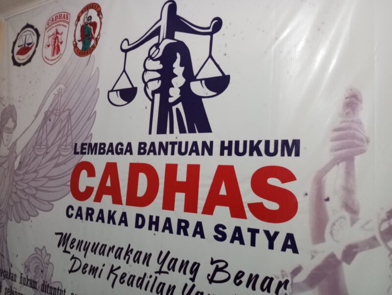 Dewan Pimpinan Pusat (DPP) Lembaga Bantuan Hukum (LBH) Caraka Dharma Satya (CHADAS), foto: Abdul Kholilulloh