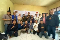 PWI Bandung Barat dan KPU KBB saat momen foto bersama