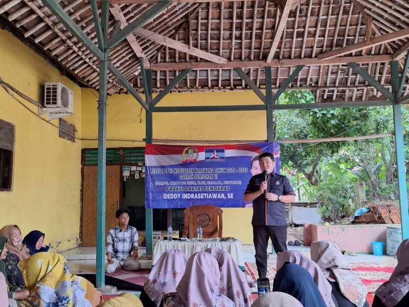 Gelar Reses di Desa Bengle Karawang, Kang Deddy siap Perjuangkan Aspirasi Masyarakat (istimewa)