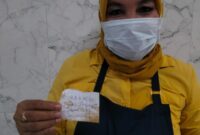 seorang pelajar selipkan surat pada momen makan bergizi gratis (foto: istimewa)