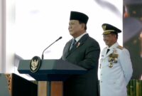 Presiden Republik Indonesia, Prabowo Subianto, di Istana Negara, Jakarta melantik 961 kepala daerah terpilih (foto: Promedia/istimewa)