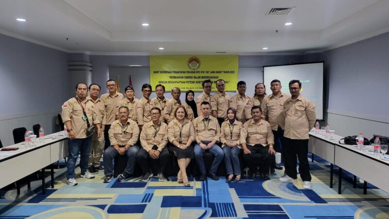 DPD Ikatan Penasehat Hukum Indonesia (IPHI) 1987 Jawa Barat menggelar rapat koordinasi (rakor) pemantapan program tahun 2025 (foto: Abdul Kholilulloh)