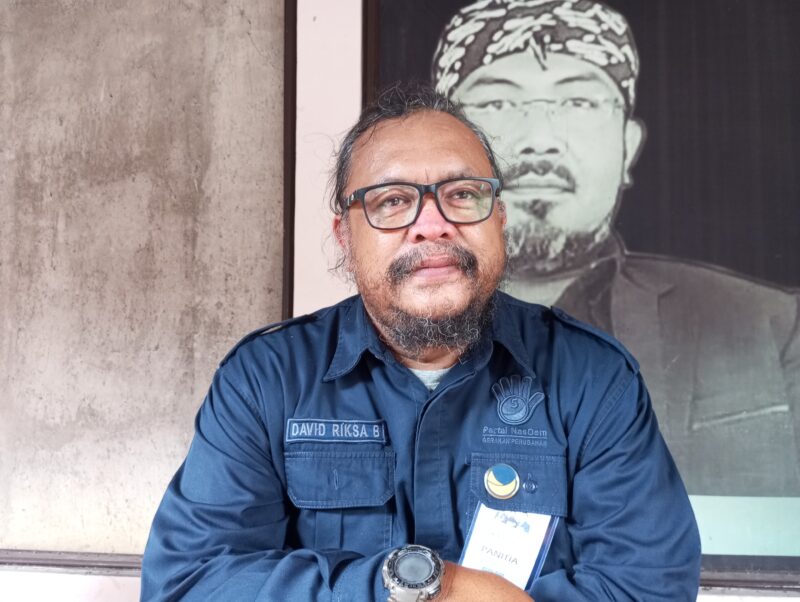 Wakil Ketua Bidang Bapilu DPD Partai NasDem KBB, David Riksa Buana (foto: Abdul Kholilulloh)