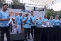 Peringatan Hari Buruh Internasional (May Day) 2025 yang digelar di Lapangan Mekarsari, Kecamatan Ngamprah, Kabupaten Bandung Barat (KBB). Foto: Abdul Kholilulloh 