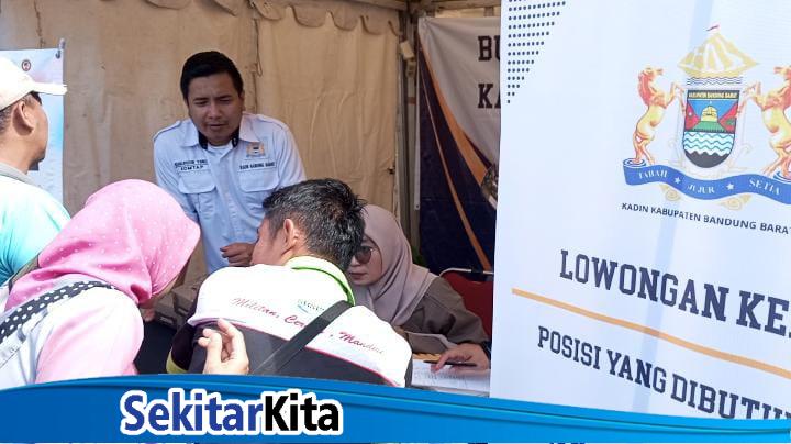 Kadin Bandung Barat buka lowongan kerja di momentum May Day 2025 (foto: Abdul Kholilulloh)
