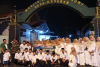 Malam Jumat, 27 Juni 2025, Desa Kesuben, Kecamatan Lebaksiu, Kabupaten Tegal melaksanakan kegiatan pawai Ta'aruf sambut Tahun Baru Islam (foto: Abdul Kholilulloh/ dok. Sekitarkita.id)