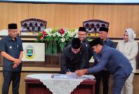 (RPJMD) 2025–2029 dalam rapat paripurna yang digelar di Gedung Putih DPRD KBB, Senin, 21 Juli 2025.