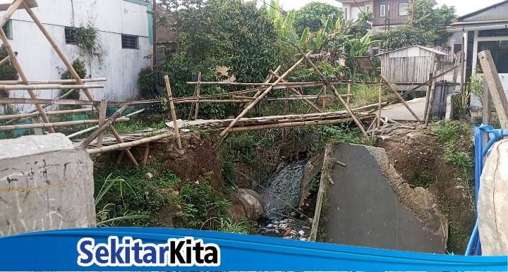 jembatan penghubung antar kampung di Desa Padalarang, Kecamatan Padalarang, Kabupaten Bandung Barat (KBB) terus meluas. foto: Abdul Kholilulloh/ dok. Sekitarkita.id
