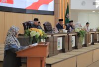 Wakil Bupati Bandung Barat, Asep Ismail hadiri rapat paripurna DPRD KBB (foto: istimewa)