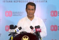 Menteri Pertanian (Mentan) Andi Amran Sulaiman tegaskan Indonesia tak akan melakukan impor beras sampai akhir 2025. (Tangkapan layar YouTube Sekretariat Presiden)