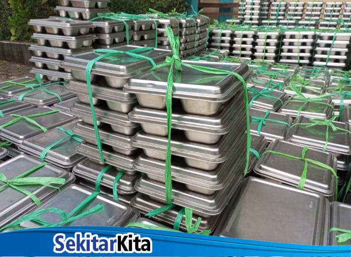 Krey Stainles milik Badan Gizi Nasional (BGN) dalam program Makan Bergizi Gratis (MBG), foto: Abdul Kholilulloh 