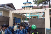 Situasi di Sekolah SMP N 1 Ngamprah (foto: Abdul Kholilulloh)