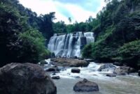 Destinasi wisata Curug Malela, Kecamatan Rongga, Kabupaten Bandung Barat (foto: @curugmalela_id)