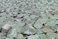 Berbagai macam uang koin mata uang Rupiah (foto: istimewa/ @yudigram)