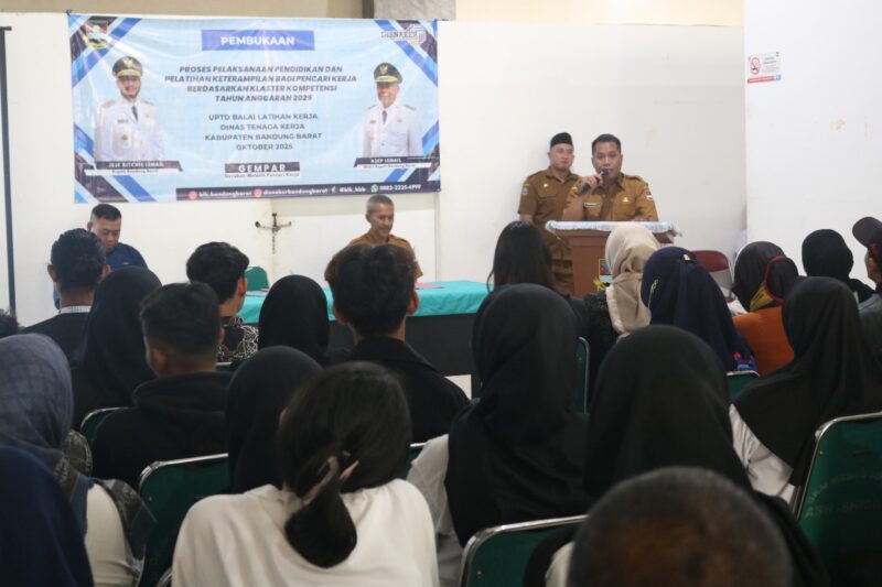 Balai Latihan Kerja (BLK) Kabupaten Bandung Barat (KBB) di bawah naungan Dinas Tenaga Kerja (Disnaker) KBB terus menggencarkan program pelatihan bagi calon tenaga kerja dan pelaku usaha mandiri (foto: istimewa)