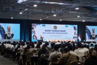 Kepala Badan Gizi Nasional (BGN), Dadan Hindayana, saat menghadiri Rapat Koordinasi SPPG dan Mitra MBG di Hotel Mansion Pine, Kota Baru Parahyangan, Kecamatan Padalarang, Bandung Barat, Sabtu (1/11/2025) malam, foto: Abdul Kholilulloh 