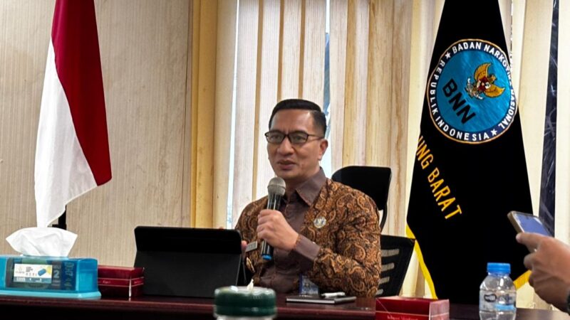 Kepala BNN Kabupaten Bandung Barat, AKBP Agus Widodo (foto: Abdul Kholilulloh)