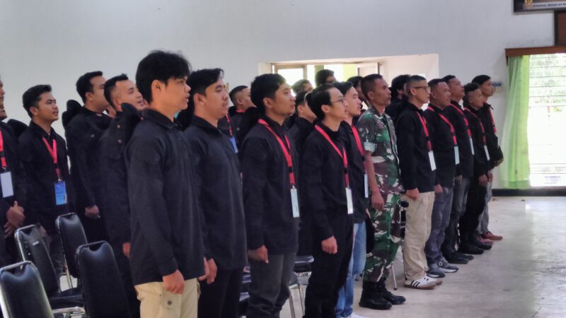 Perkuat Karakter Pemuda, Dispora KBB Gandeng Pusdikav TNI AD Gelar Pendidikan Bela Negara, diagendakan di aula Pusdikav Padalarang, Kecamatan Padalarang KBB (foto: Abdul Kholilulloh)
