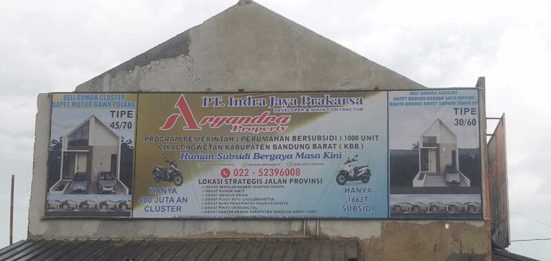 Property Aryandra Bandung Barat, PT Indra Jaya Prakarsa (foto: istimewa)
