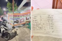 Momen lebaran 2026, warganet kaget warung lesehan di Tegal getok harga (foto: Facebook Annisa Nurdiana)