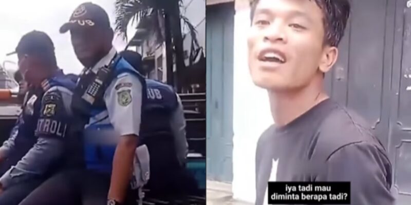Menyoroti insiden viral dugaan oknum Dishub di Medan, Sumatera Utara, yang lakukan aksi pungutan liar (pungli) terhadap sopir pikap.(Instagram.com/@medankinian)