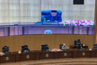 Rapat Paripurna penyampaian rekomendasi Laporan Keterangan Pertanggungjawaban (LKPJ) Bupati Tahun Anggaran 2025 yang digelar Selasa, 31 Maret 2026, di Kantor DPRD Kabupaten Bandung Barat (foto: Abdul Kholilulloh)
