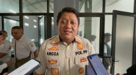 Kepala Bidang Penegakan Peraturan Daerah Satpol PP KBB, Angga Setia Putra (foto: Abdul Kholilulloh)