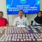 Kepala BNN Kabupaten Bandung Barat, AKBP Agus Widodo saat ungkap kasus peredaran obat terlarang (foto: istimewa)