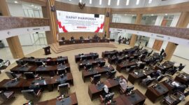 Sidang Paripurna Laporan Keterangan Pertanggungjawaban (LKPJ) Pemerintah Kabupaten Bandung Barat (KBB) tuai sorotan  Selasa (31/3/2026), foto: Abdul Kholilulloh