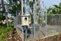 Pembangunan tower telekomunikasi milik PT Protelindo di Kampung Cijeungjing, Desa Kertamulya, Kecamatan Padalarang, Kabupaten Bandung Barat (KBB) tuai polemik (Foto: Abdul Kholilulloh)