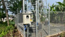 Pembangunan tower telekomunikasi milik PT Protelindo di Kampung Cijeungjing, Desa Kertamulya, Kecamatan Padalarang, Kabupaten Bandung Barat (KBB) tuai polemik (Foto: Abdul Kholilulloh)