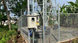 Pembangunan tower telekomunikasi milik PT Protelindo di Kampung Cijeungjing, Desa Kertamulya, Kecamatan Padalarang, Kabupaten Bandung Barat (KBB) tuai polemik (Foto: Abdul Kholilulloh)