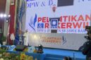 Gubernur Jawa Barat Dedi Mulyadi menghadiri pelantikan DPW dan DPD Partai PAN se Jawa Barat (foto: Abdul Kholilulloh / dok. Sekitarkita.id)