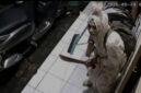 Teror begal membawa sajam berkedok pocong jadi jadian meresahkan warga Bandung Barat (foto: Facebook Baraya Padalarang)
