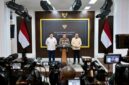 Menteri Sekretaris Negara (Mensesneg) Prasetyo Hadi saat konferensi pers, foto: Press Release Badan Komunikasi Pemerintah (Bakom) RI